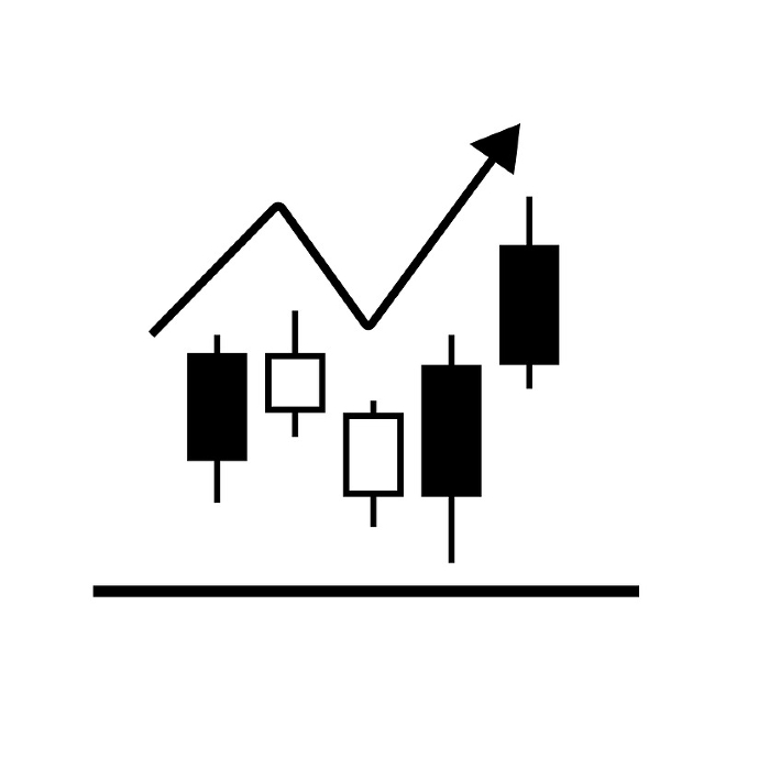 Stock chart icons