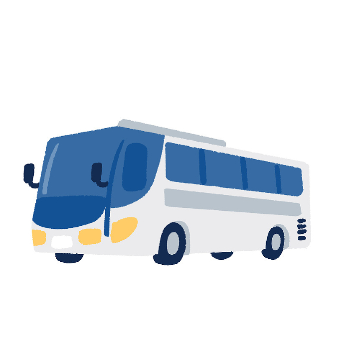 Simple hand-drawn illustration of a bus
