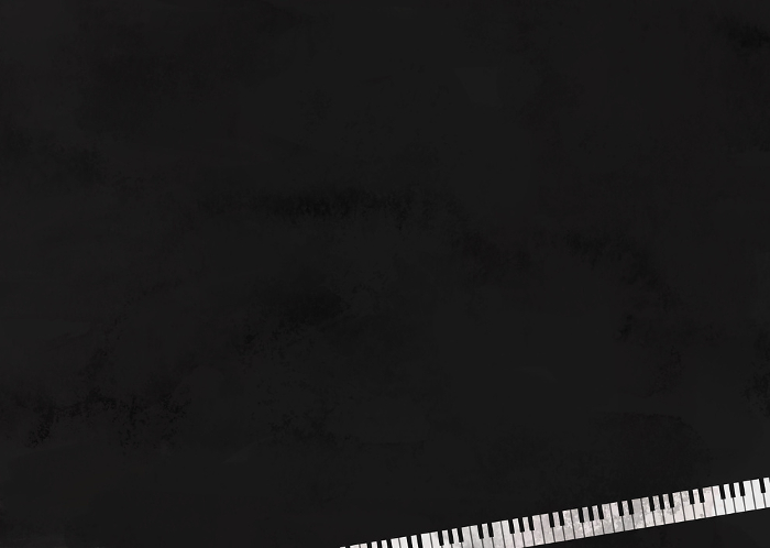 Keyboard background with achromatic texture applied