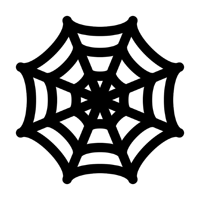 Halloween, line style icon representing a spider web