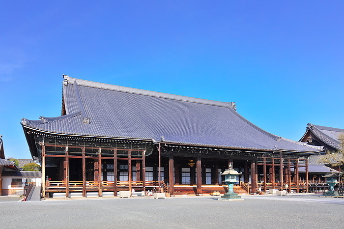 Honganji (Nishi Honganji) Mikageido Hall, Spring, Kyoto, Japan
