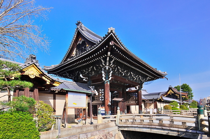 Spring Honganji (Nishi Honganji) Mikado Gate Kyoto Pref.