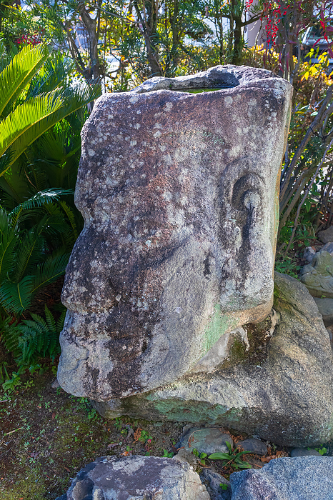 Hitoishi  Headstone , Koueiji Temple, Nara Prefecture Together with the monkey stones discovered in Asuka Village and other places, it is a constituent cultural property of the Japanese Heritage Site  The Time of the Creation of Japan .