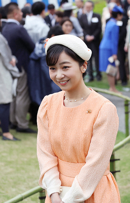2024 Spring Garden Party Kako, the second daughter of Prince and Princess Akishino, attends the Spring Garden Party at Akasaka Palace in Minato Ward, Tokyo, April 23, 2024, 3:18 p.m. Photo by Kentaro Ikushima