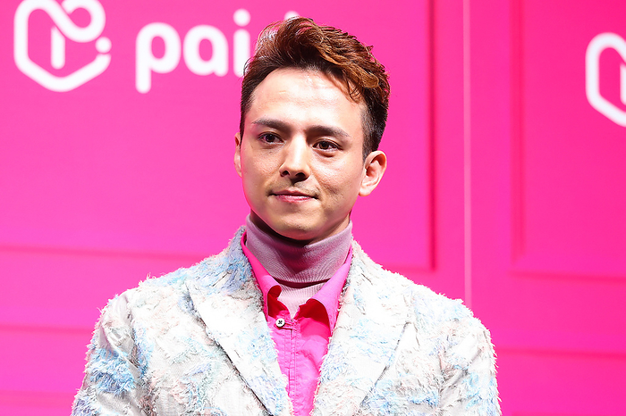 New commercial presentation for  Payday  Actor Shinnosuke Mitsushima attends the launch of the new commercial for Payday, a post payment  BNPL  service, photographed April 22, 2024.  Photo by Pasya AFLO 