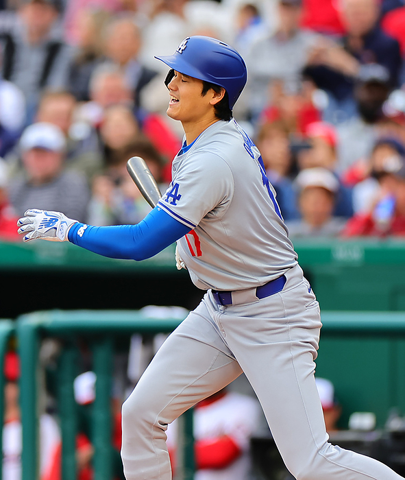 2024 MLB  Nationals Dodgers Otani strikes out in the 3rd inning  Photo by Takahiro Mitsuyama  Photo date 20240425