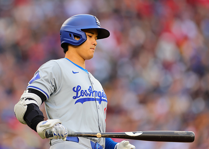 2024 MLB  Nationals Dodgers Otani hit by a pitch in the 8th inning  Photo by Takahiro Mitsuyama  Photo date 20240425
