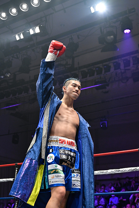 Suzumi Takayama won the Japanese super flyweight title Suzumi Takayama before the Japanese super flyweight title bout at Korakuen Hall in Tokyo, Japan, April 25, 2024.  Photo by Hiroaki Finito Yamaguchi AFLO 