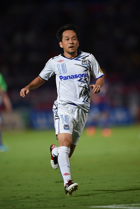  J League J1 Takahiro Futagawa  Gamba , AUGUST 23, 2014   Football   Soccer : 2014 J.League Division 1 match between Ventforet Kofu 3 3 Gamba Osaka at Yamanashi Chuo Bank Stadium in Yamanashi, Japan.