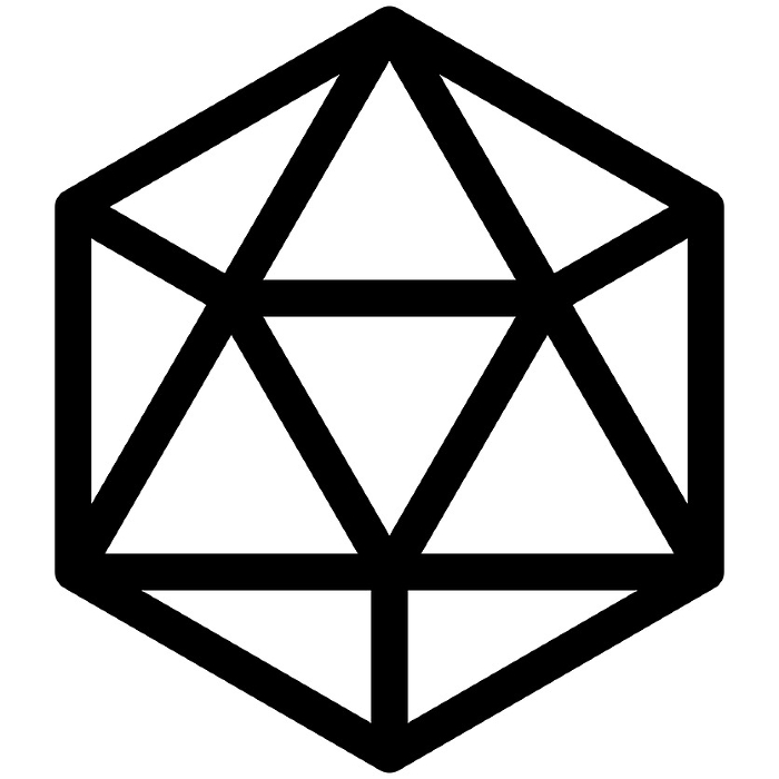 Line style icons representing polyhedra