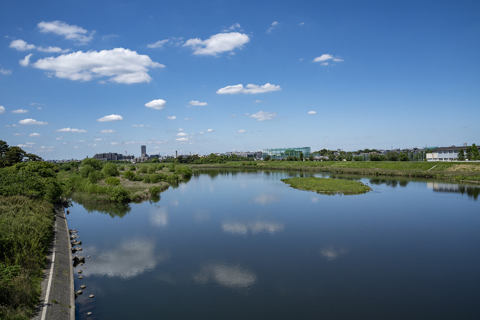 Scenery of Tama River Toto Izumi Tama River