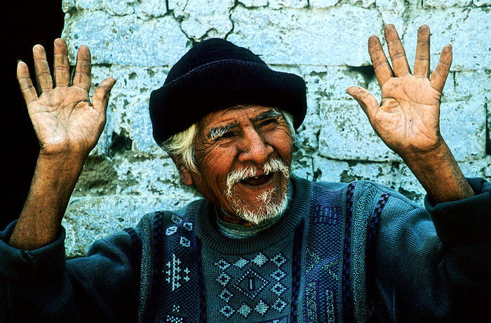 old man in peru old man in peru, by Zoonar chris walenzy
