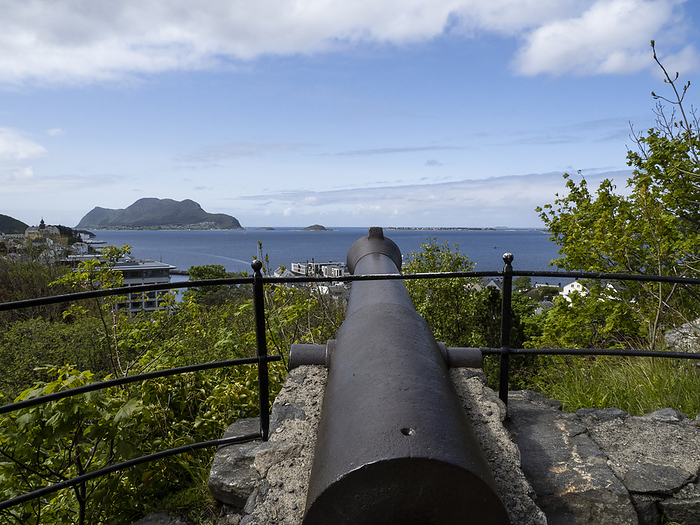 A cannon at City  lesund in Norway A cannon at City  lesund in Norway, by Zoonar Reiner Pechma
