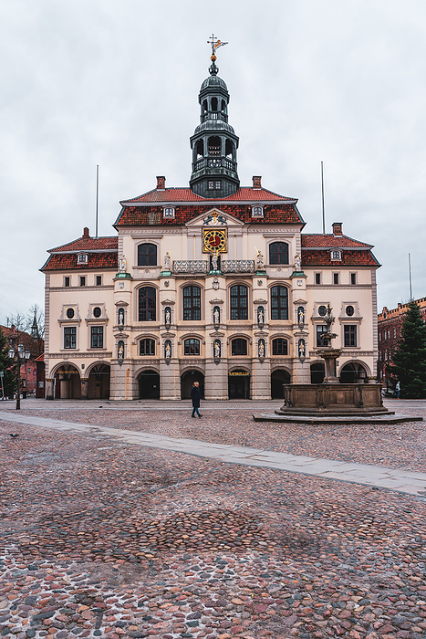 View of the L neburg town hall in Germany. View of the L neburg town hall in Germany., by Zoonar Bernhard Klar