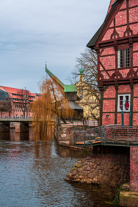 Panoramic view of the architecture of the old town of L neburg in Germany. Panoramic view of the architecture of the old town of L neburg in Germany., by Zoonar Bernhard Klar