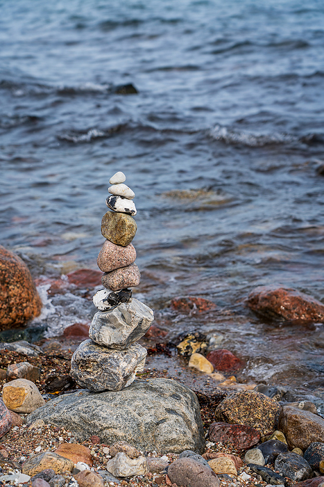 Stones on the Baltic Sea beach in Germany. Stones on the Baltic Sea beach in Germany., by Zoonar Bernhard Klar