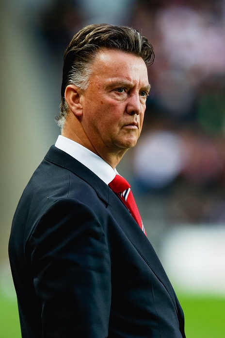 Capital One Cup 2nd round Louis van Gaal  Man U , AUGUST 26, 2014   Football   Soccer : Manchester United Manager Louis van Gaal during the Capital One Cup 2nd Round match between Milton Keynes Dons 4 0 Manchester United at Stadium mk in Milton Keynes, England.  Photo by AFLO 