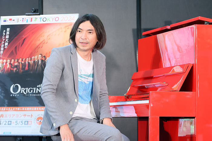 Ryo Fukawa plays piano for the opening of the  La Folle Journee Tokyo 2024  May 2, 2024, Tokyo, Japan   Japanese TV personality Ryo Fukawa plays Claude Debussy s  Deux Arabesques  on the piano for the opening event of the classical music festival  La Folle Journee Tokyo 20242 on Thursday, May 2, 2024. Fukawa is the festival ambassador and the annual music festival will be held April 3 5.       photo by Yoshio Tsunoda AFLO 