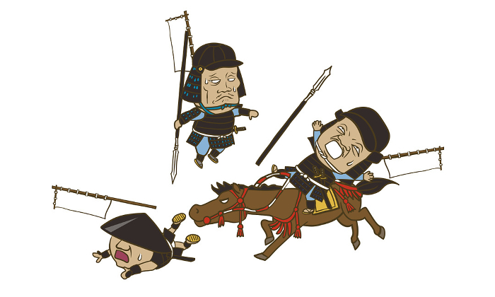 Illustration: Japan's Warring States Period Defeated Forces
