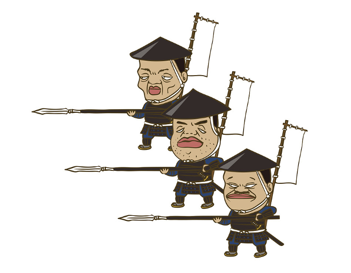 Illustration: Japanese Warring States Period Spearmen
