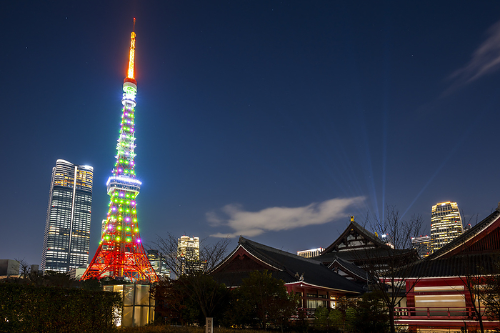 Tokyo Azabudai Hills and Tokyo Tower Christmas Lights