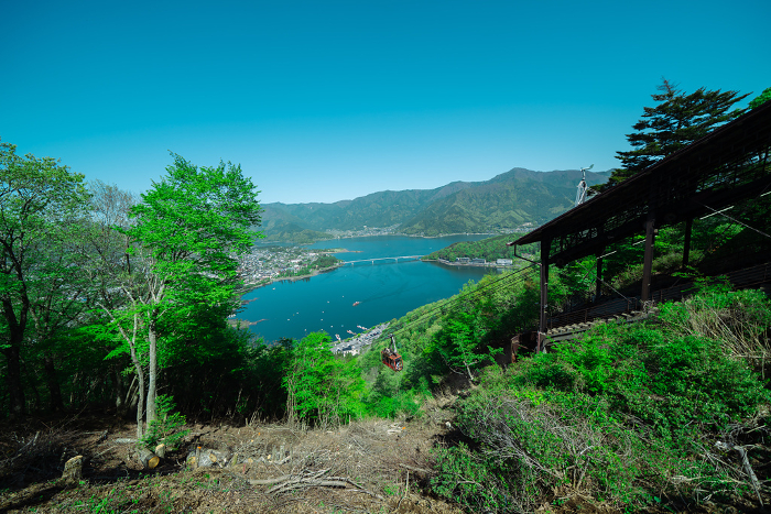 Kawaguchi Lake seen from the observatory