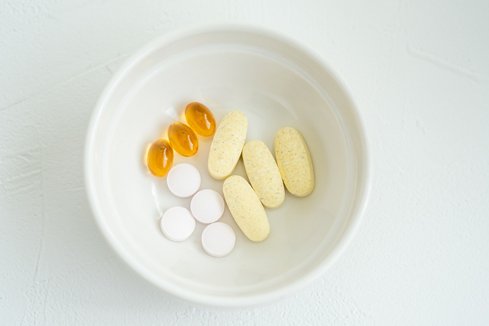 Various supplements in a dish