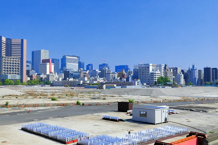 Former site of the redeveloped Tsukiji Market Chuo-ku, Tokyo