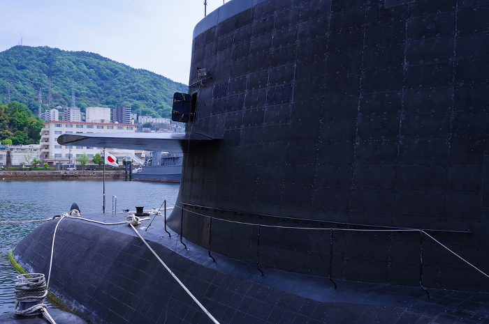 Submarine Jinryu at Kure Air Base, Japan Maritime Self-Defense Force