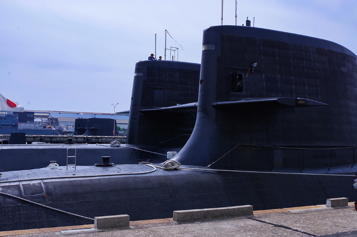 Submarine Jinryu at Kure Air Base, Japan Maritime Self-Defense Force