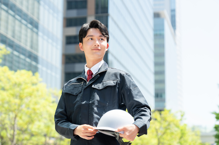 Young Japanese worker （Male / People)
