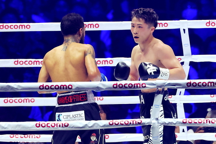 4 team unification world super bantamweight title match Naoya Inoue vs. Neri  L R  Luis Nery  MEX , Naoya Inoue  JPN  Naoya Inoue  JPN  MAY 6, 2024   Boxing : IBF, WBA, WBC and WBO world super bantamweight title bout at Tokyo Dome in Tokyo, Japan.