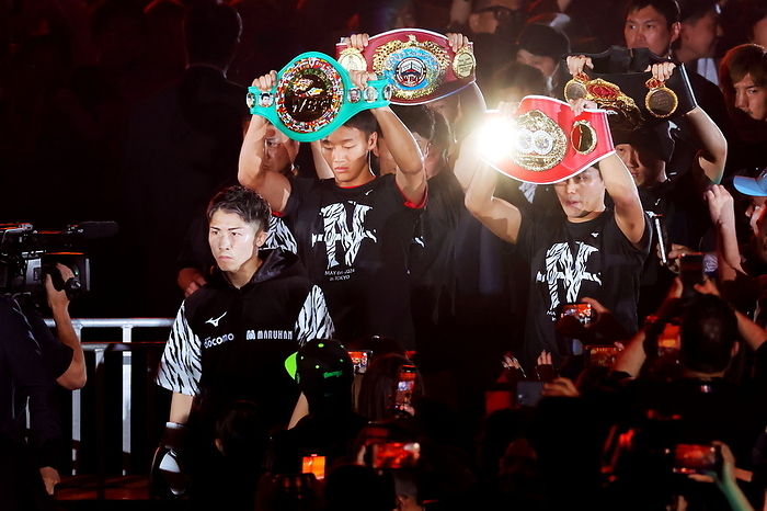 4 team unification world super bantamweight title match Naoya Inoue vs. Neri Naoya Inoue  JPN  MAY 6, 2024   Boxing : IBF, WBA, WBC and WBO world super bantamweight title bout at Tokyo Dome in Tokyo, Japan.