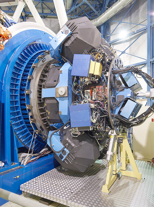 Telescope machinery at Paranal Observatory in Chile
