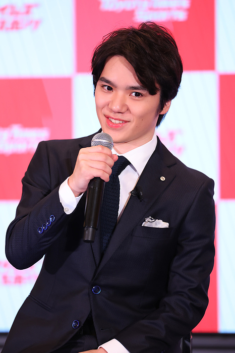Shoma Uno Retirement Press Conference Shoma Uno, MAY 14, 2024   Figure Skating : Japanese Figure Skater Shoma Uno attends a press conference and announces his retirement from competition  Photo by Yohei Osada AFLO SPORT 