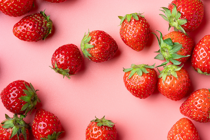 Cute Strawberry Background