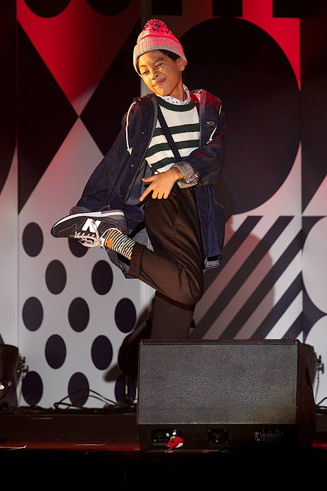 Beat, September 28, 2014, Tokyo, Japan : Model Beat wearing fashion brand 