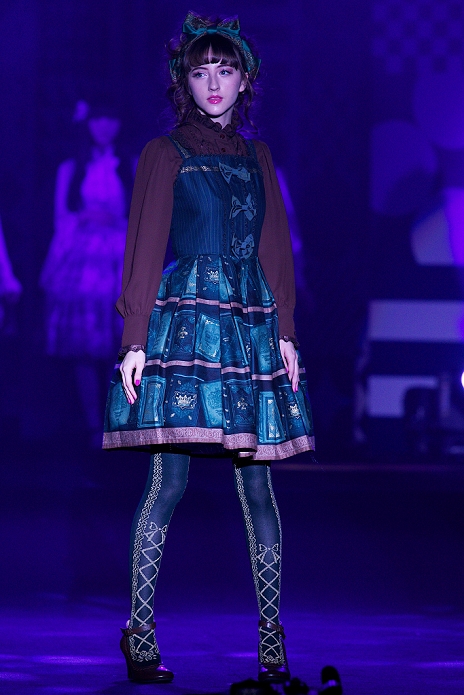 Beckii Cruel, September 28, 2014, Tokyo, Japan : Model Beckii Cruel wearing fashion brand 