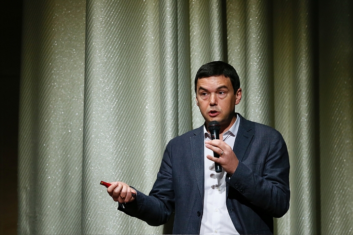 French Economist Piketty Lecture in Tokyo January 29, 2015, Tokyo, Japan   Thomas Piketty, French economist and author of the bestseller  Capital in the 21st Century  attends a symposium in Tokyo on Thursday, January 29, 2015.  Photo by Sho Tamura AFLO 