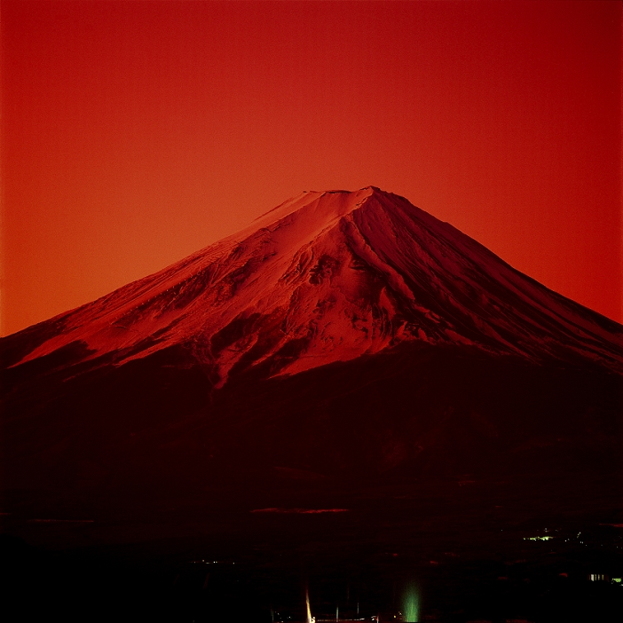  Yamanashi Fuji from Misaka Pass 5:20 AM