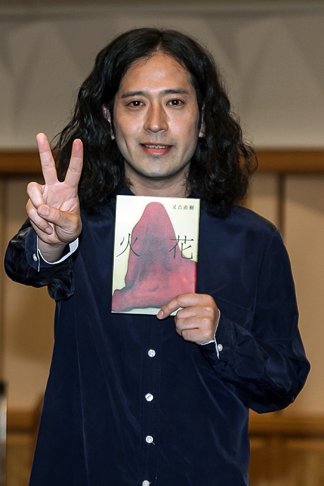  Use caution Comedian and author Naoki Matayoshi in Shinjuku, Tokyo. Author Naoki Matayoshi poses for the cameras during the Japanese literature award ceremony in downtown Tokyo on July 16, 2015. Japanese comedian Naoki Matayoshi was a joint winner of  the 153rd Akutagawa Prize for his book Hibana, along with Keisuke Hada who won the Prize for The Jimmy Hendrix Experience. Naoki Matayoshi  received the 153rd Naoki Prize for his novel Ryu. The winners also received one million Yen each in prize money. The Akutagawa Prize was founded in memory of renowned Japanese novelist Ryunosuke Akutagawa in 1935 and the Naoki award is named after popular writer Sanjugo Naoki, and was also created in 1953.  Photo by Rodrigo Reyes Marin AFLO 