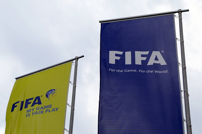 FIFA Headquarters General view, AUGUST 9, 2015   Football   Soccer : A general view of the flag at the FIFA headquarters in Zurich, Switzerland.  Photo by AFLO 