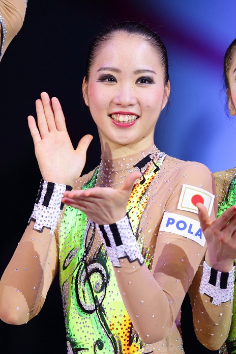 2015 Rhythmic Gymnastics World Championships Team Finals Final Sayuri Sugimoto  JPN , SEPTEMBER 13, 2015   Rhythmic Gymnastics : A portrait of Sayuri Sugimoto of Japan during the Groups Apparatus Final of the Rhythmic Gymnastics World Championships at the Porsche Arena in Stuttgart, Germany.  Photo by AFLO   2268 .
