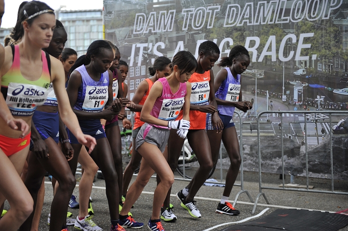 2015 Dam to Dam. Risa Takenaka  JPN , SEPTEMBER 20, 2015   Athletics : Risa Takenaka of Japan prepares to start during the 2015 Dam tot Damloop in Zaandam, the  Photo by AFLO 