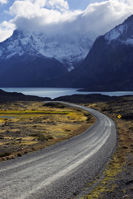 Road going through the Torres del Paine National Park.Patagonia.Chile, , Photo by Martin Harvey