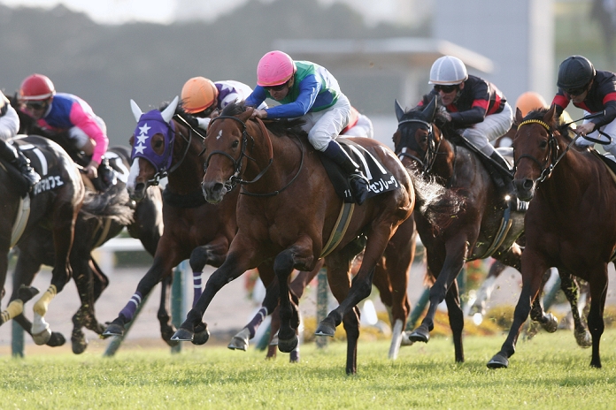 2015 Andromeda Stakes Bowman s first win on his first JRA ride Tosen Reve  Hugh Bowman , NOVEMBER 21, 2015   Horse Racing : Tosen Reve ridden by Hugh Bowman wins the Andromeda Stakes at Kyoto  Photo by Eiichi Yamane AFLO 
