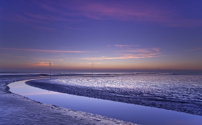 Small tidal inlet in the Wadden Sea, North Sea, Lower Saxony, Germany, Europe , Photo by Karsten Jeltsch
