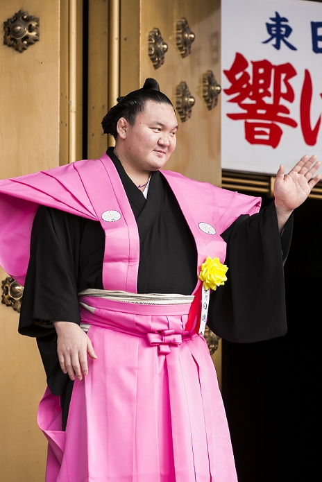  Caution for use Setsubun events in various parts of Japan Annual bean throwing at Shinsho ji Temple Sumo wrestler and Yokozuna Hakuho Sho greets to the audience during a Setsubun festival at Naritasan Shinshoji Temple on February 3, 2016, in Chiba, Japan. Setsubun is an annual Japanese festival celebrated on February 3rd and marks the day before the beginning of Spring. Celebrations involve throwing soybeans  known as mamemaki  out of the house to protect against evil spirits and into the house to invite good fortune. In many Japanese families one member will wear an ogre mask whilst others throw beans at him or her. The celebration at Naritasan Shinshoji Temple is one of the biggest in Japan and organizers this year expect over 50,000 people to attend the event. Each year famous sumo wrestlers and actors are also invited to participate in throwing the beans.  Photo by Rodrigo Reyes Marin AFLO 