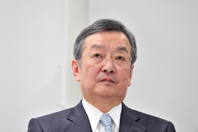 Sharp falls into insolvency Huge deficit for the second consecutive year On May 12, Sharp announced its consolidated financial results for the fiscal year ended March 31, 2016. Sharp President Kozo Takahashi attends the press conference on the afternoon of May 12, 2016.