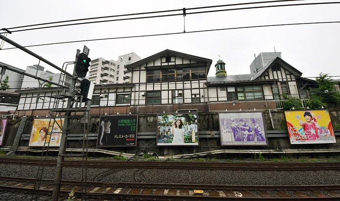 Rebuilding Harajuku Station on Yamanote Line JR East considering before the Olympics June 7, 2017, Tokyo, Japan   Harajuku Station sits right next to the Meiji Shinto Shrine in Tokyo s upscale Harajuku district on Tuesday, June 6, 2016. The Western style station, built in 1924 following the establishment of the shrine, is to be rebuilt in time for the 2020 Tokyo Olympics. The number of foreign tourists using the station has increased in recent years and more visitors are expected to use it in 2020, when some Olympic and  Photo by Natsuki Sakai AFLO  AYF  mis 
